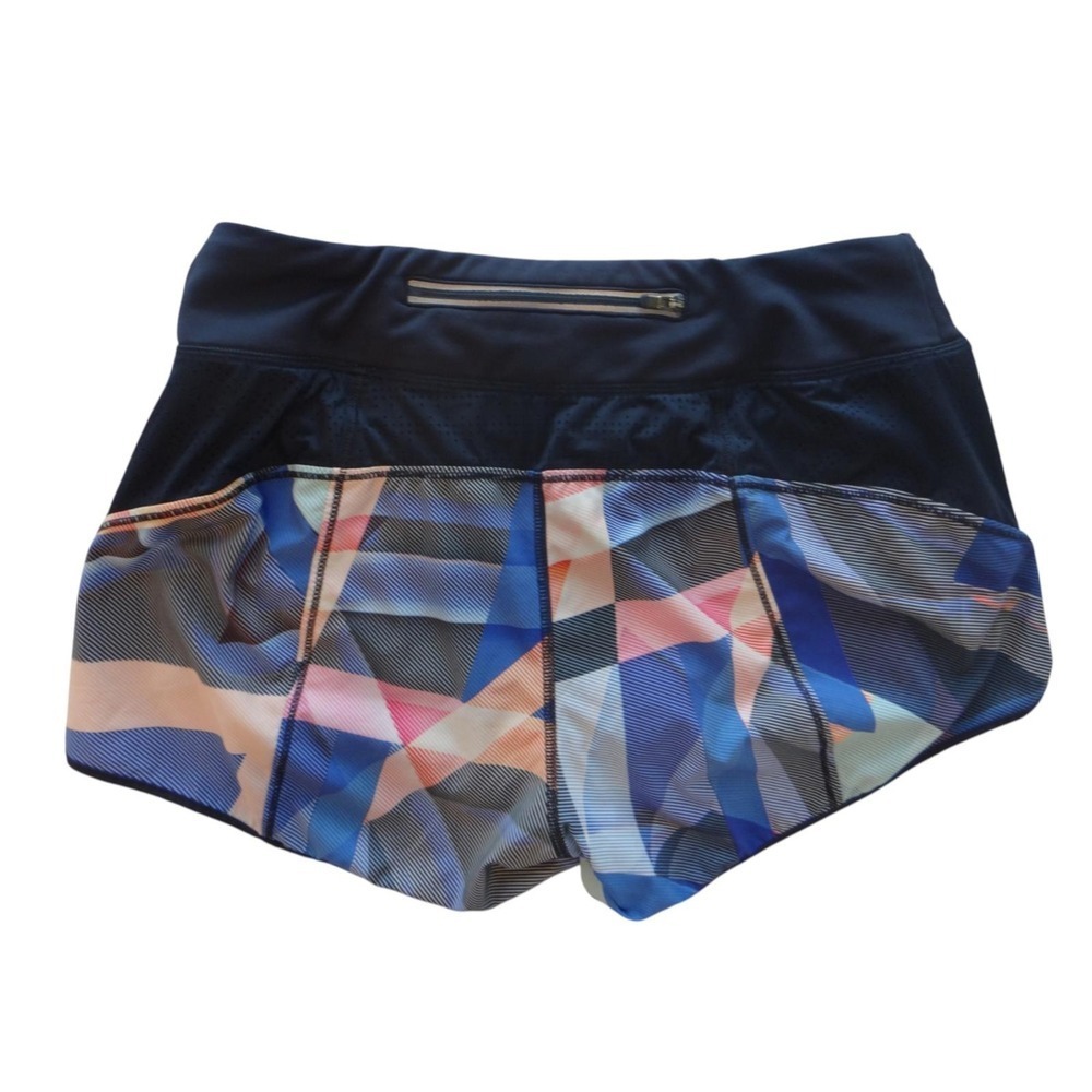 Vibrant Color-Block Running Shorts - Picture 2 of 4